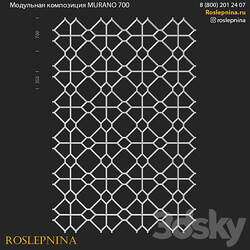 Modular composition MURANO 700 from RosLepnina 3D Models 3DSKY 
