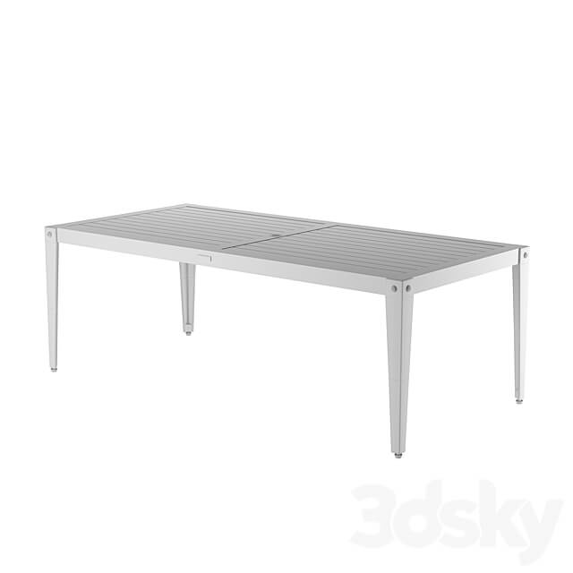 Leon rectangular dinning table 3D Models 3DSKY