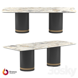 Kronco Verdi porcelain stoneware dining table 3D Models 3DSKY 