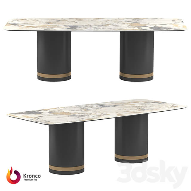 Kronco Verdi porcelain stoneware dining table 3D Models 3DSKY