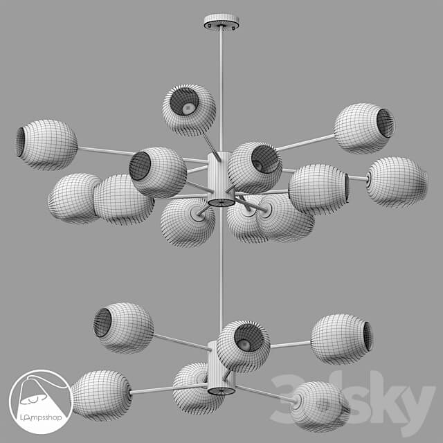 LampsShop.ru L1277 Chandelier Lagune Pendant light 3D Models 3DSKY