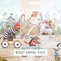 Creativille Wallpapers 2607 Animal Race 3D Models 3DSKY 
