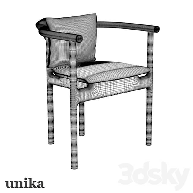 Semi chair Inge Soft 3D Models 3DSKY