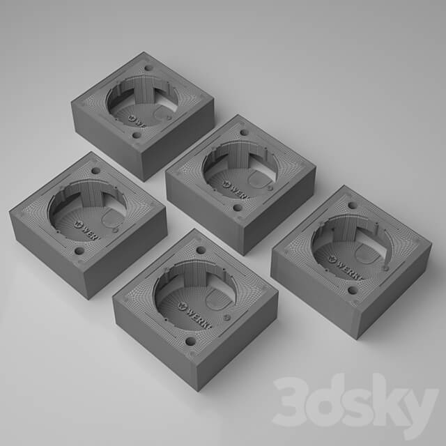 OM Box for surface mounting Werkel Miscellaneous 3D Models 3DSKY