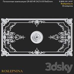 Ceiling composition GR 6014R from RosLepnina 3D Models 3DSKY 
