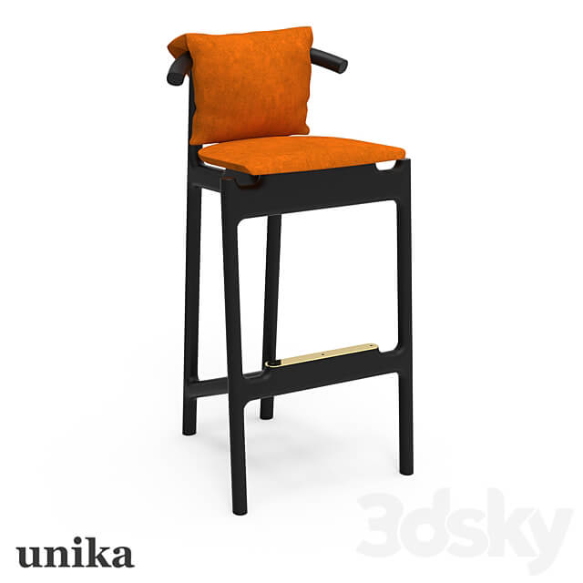 Bar stool Hans Soft Pillow 3D Models 3DSKY