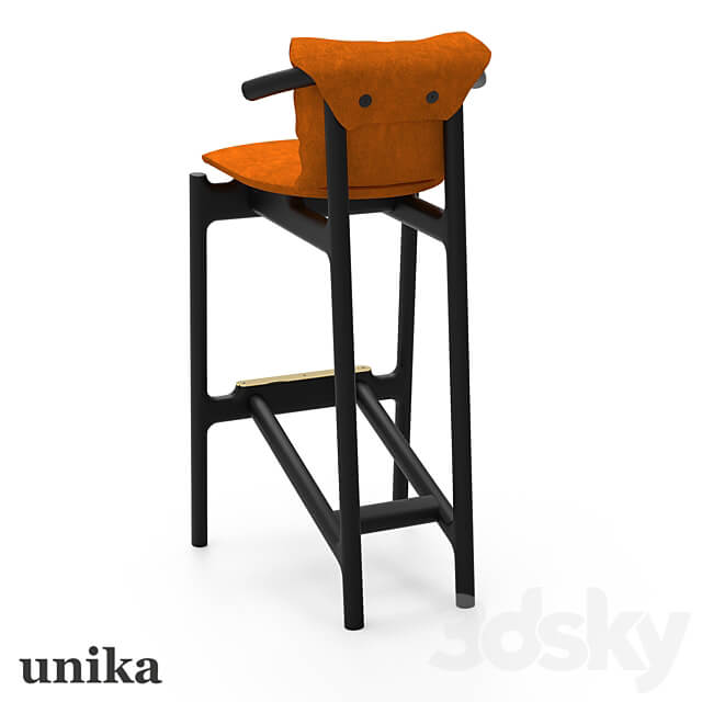 Bar stool Hans Soft Pillow 3D Models 3DSKY