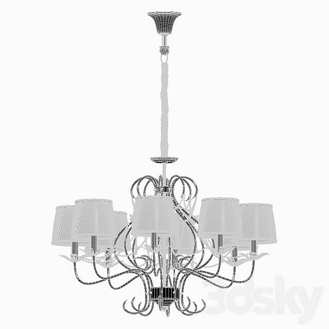 299011608 Chandelier CHIARO Valencia Pendant light 3D Models 3DSKY