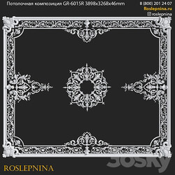 Ceiling composition GR 6015R from RosLepnina 3D Models 3DSKY 
