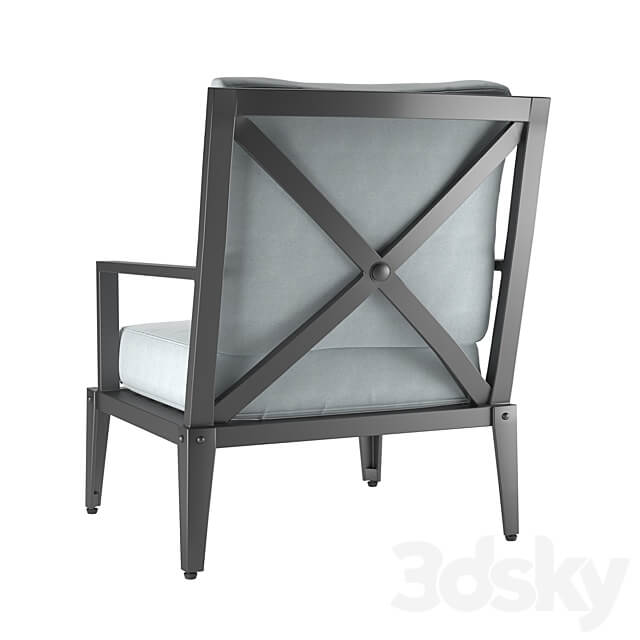 Leon outdoor armchair 3D Models 3DSKY