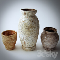 Set of antique vases 