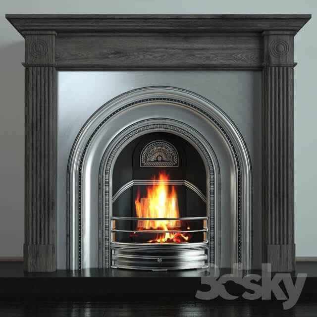 Cast iron fireplace Stovax DECORATIVE ARCHED