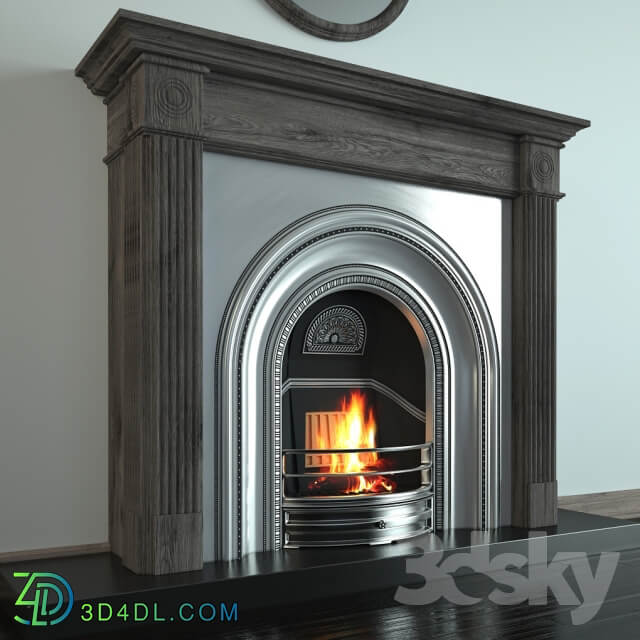 Cast iron fireplace Stovax DECORATIVE ARCHED