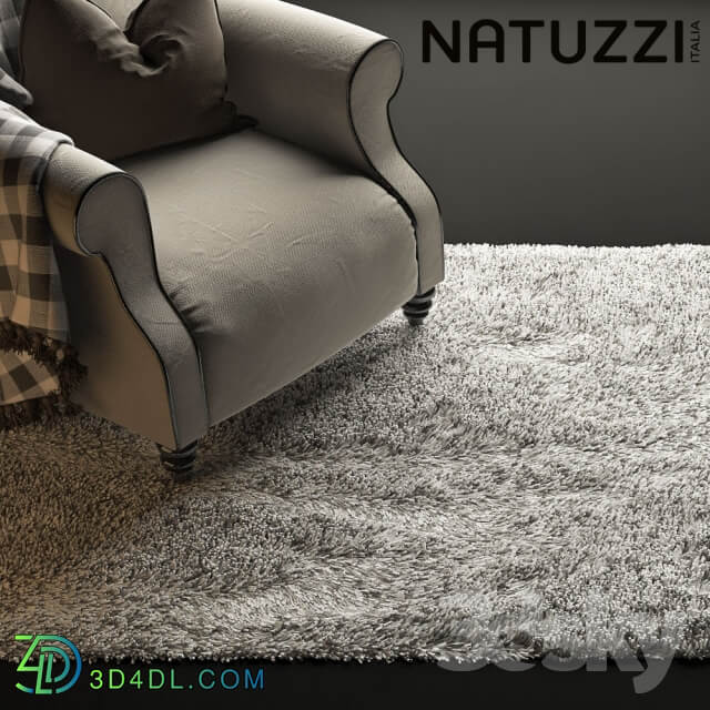 Butterfly Chair by Natuzzi and carpet with long pile