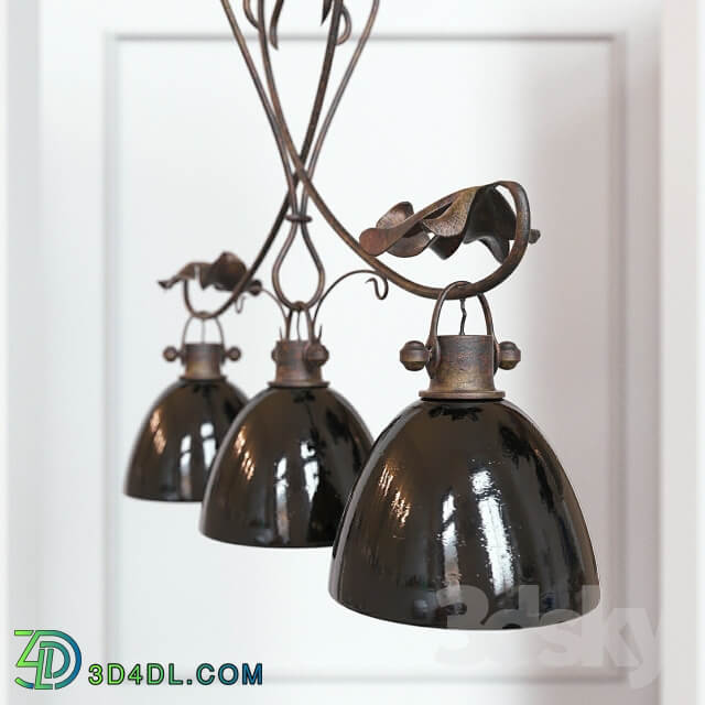 wrought iron chandelier hanging Grace