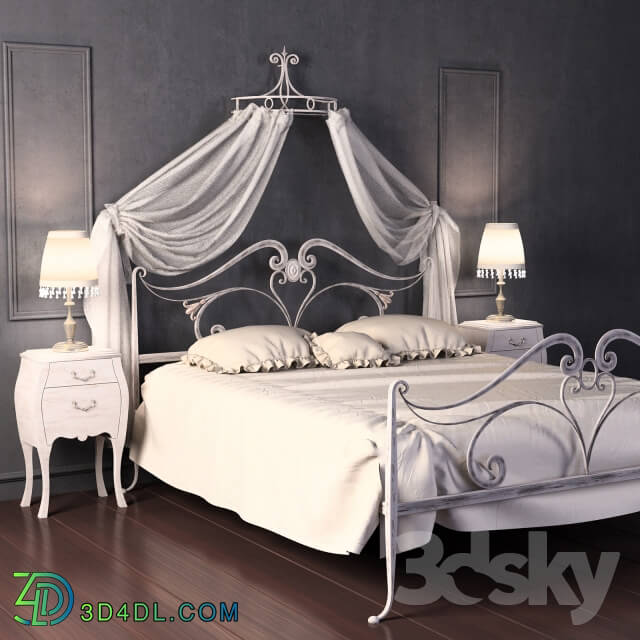 Bed for the competition Canopy bed Giusti Portos DUCALE