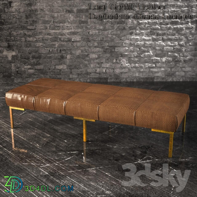 Luigi Gentile Leather Daybeds