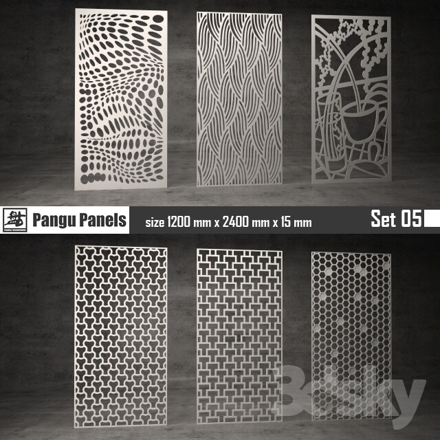 Other decorative objects Pangu Panels Set 05