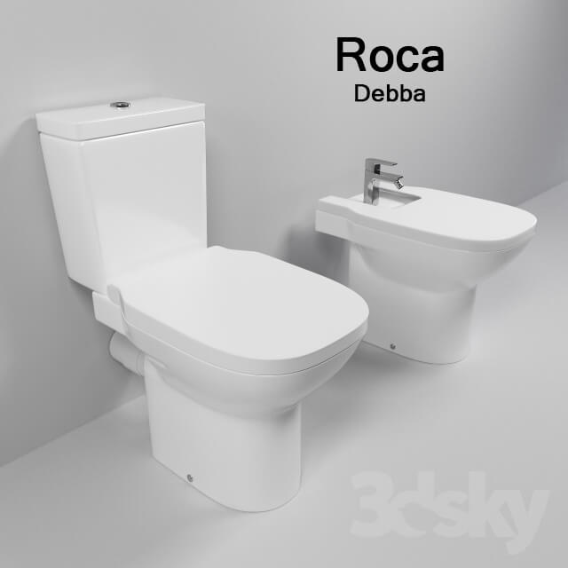 Squat toilet and bidet Roca Debba