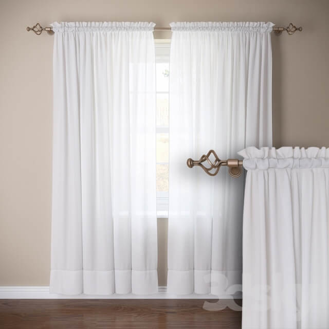 Tulle curtain