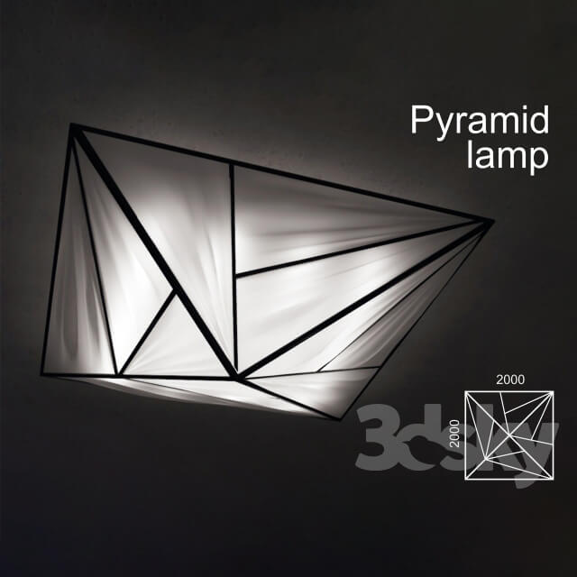 Pyramid lamp