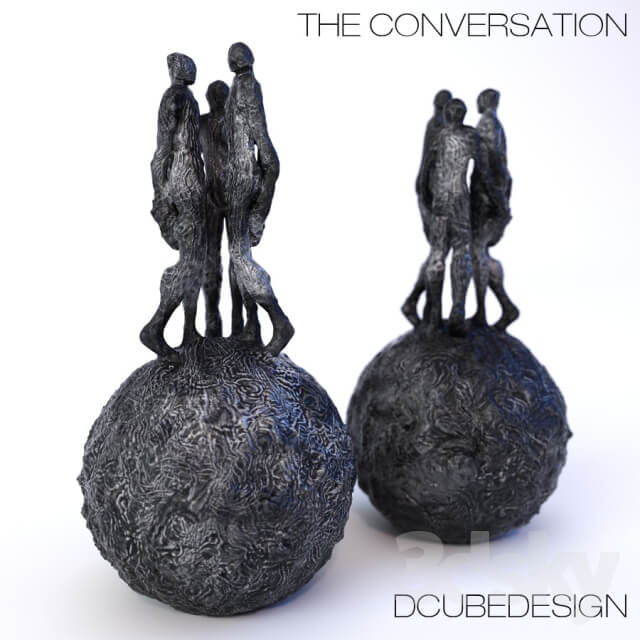 Sculpture DCUBEDESIGN quot The Conversation quot 