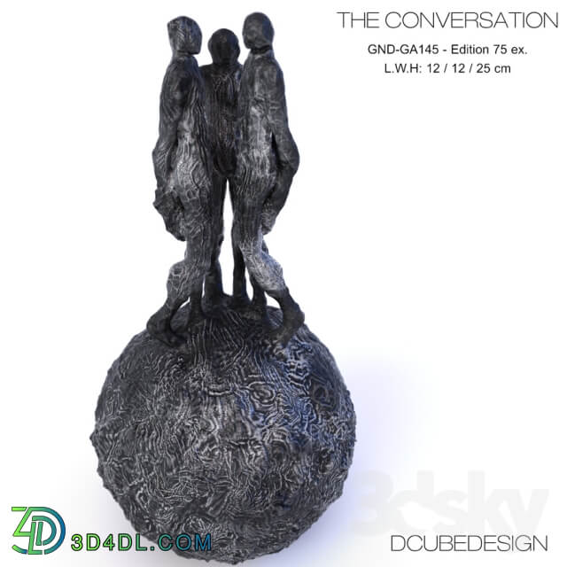 Sculpture DCUBEDESIGN quot The Conversation quot 