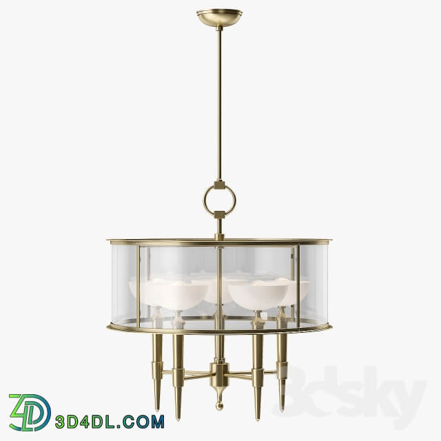 Baker Coupelle Chandelier Five Arm Pendant light 3D Models