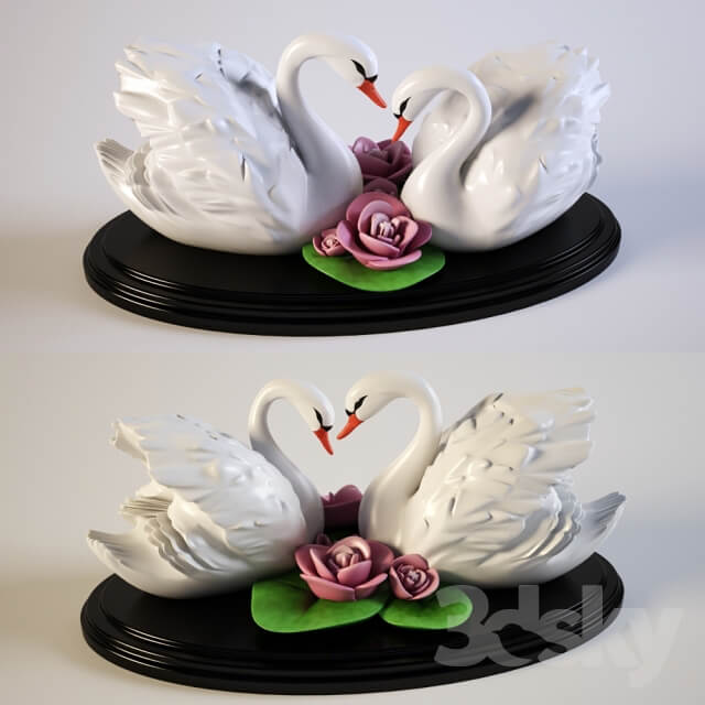 Other decorative objects Swans