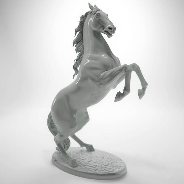 Other decorative objects STANDING ON A HORSE