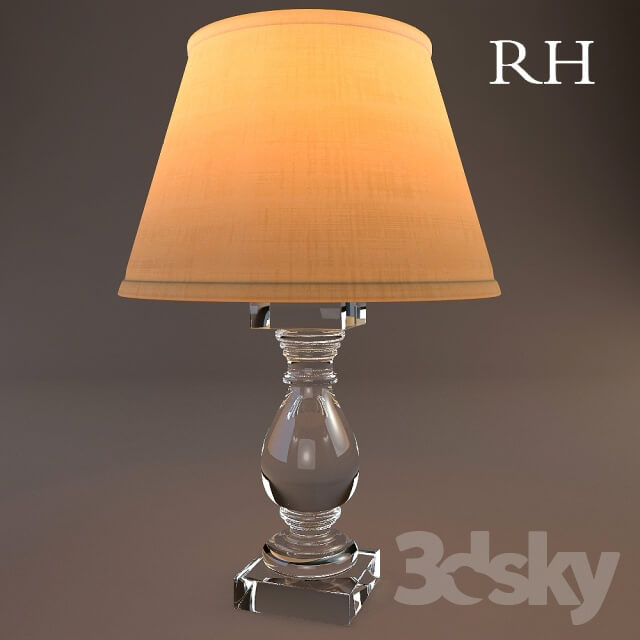 Crystal Banister Table Lamp