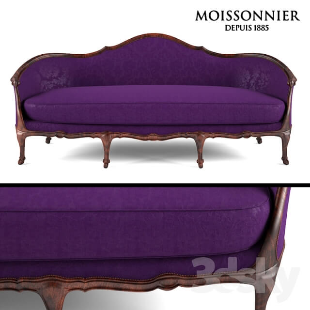 D 39 Aurevilly sofa by Moissonnier