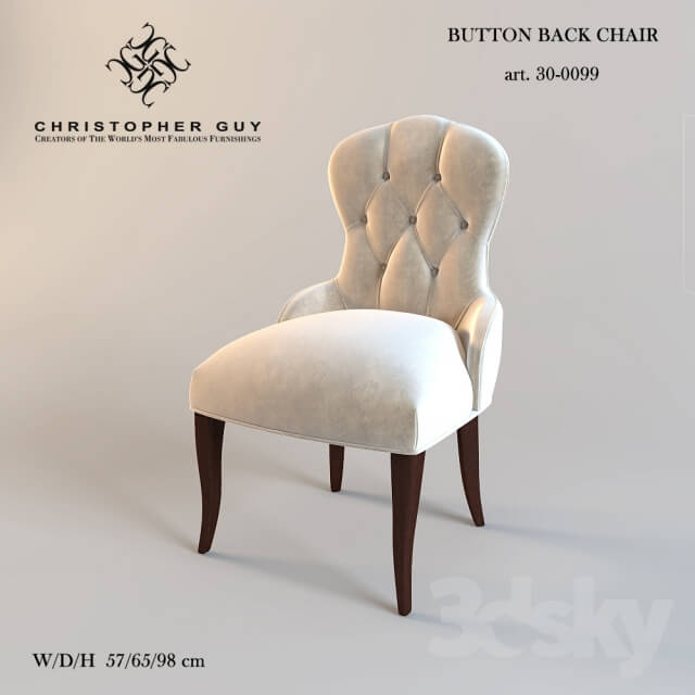 Christopher Guy Button Back Chair 30 0099