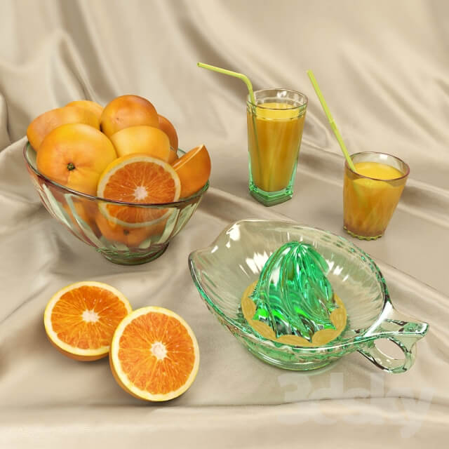 Oranges. Manual Juicer. Juice.