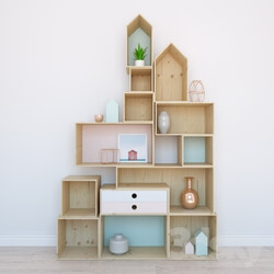 Miscellaneous Shelves with decor 