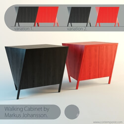 Sideboard Chest of drawer Walking Cabinet by Markus Johansson 