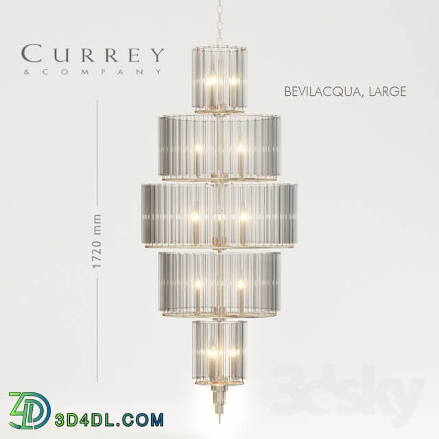 Currey amp Compamy BEVILACQUA Medium and Large chandeliers