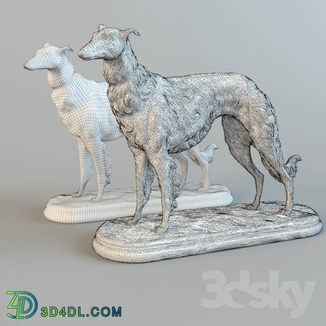 statuette of dog