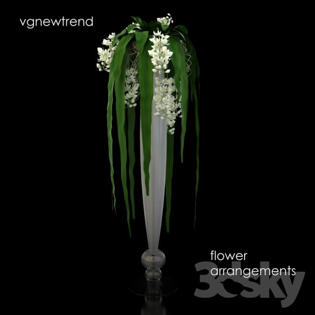 Vgnewtrend flower arrangements Indoor 3D Models