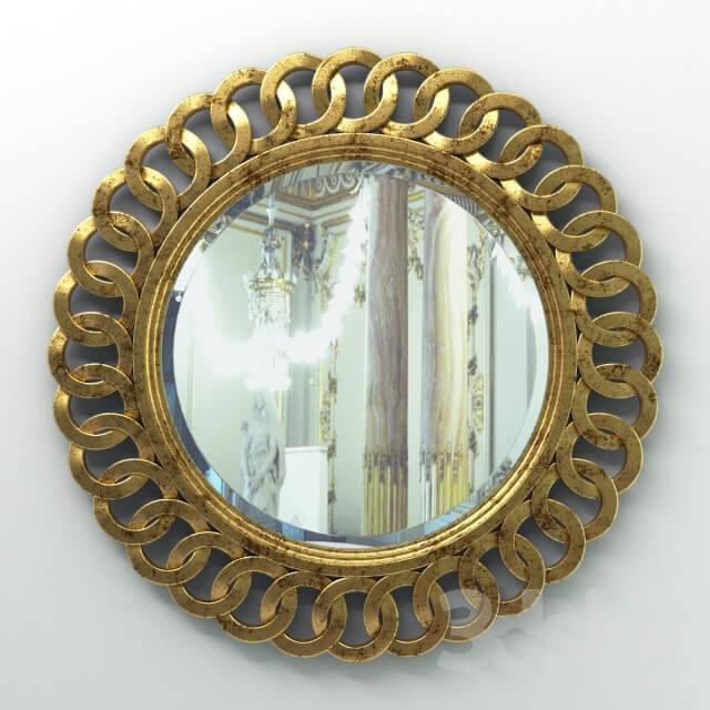 Round Mirror Frame 02