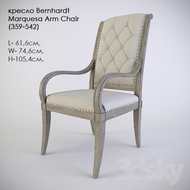 Chair Bernhardt Marquesa Arm Chair 359 542 