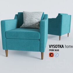 Vysotkahome GRACE CHAIR BLUE 