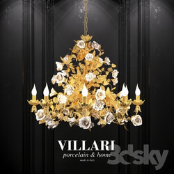 Chandelier Villari ROSES CHANDELIER Pendant light 3D Models 