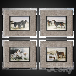 A set of pictures quot Working Dogs quot  