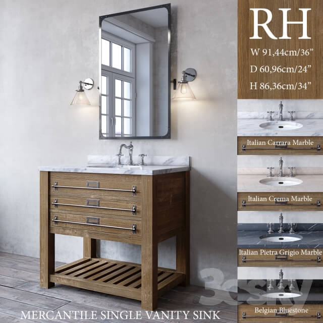 MERCANTILE SINGLE VANITY SINK