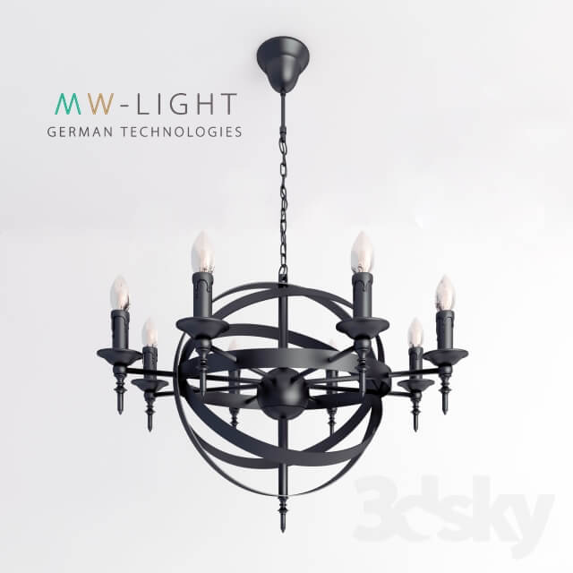 Chandelier MW LIGHT Castle 249017208 Pendant light 3D Models