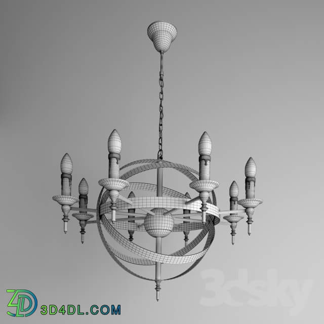 Chandelier MW LIGHT Castle 249017208 Pendant light 3D Models