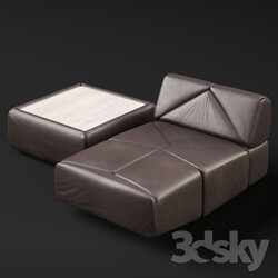 De Sede 88 daybed and table 