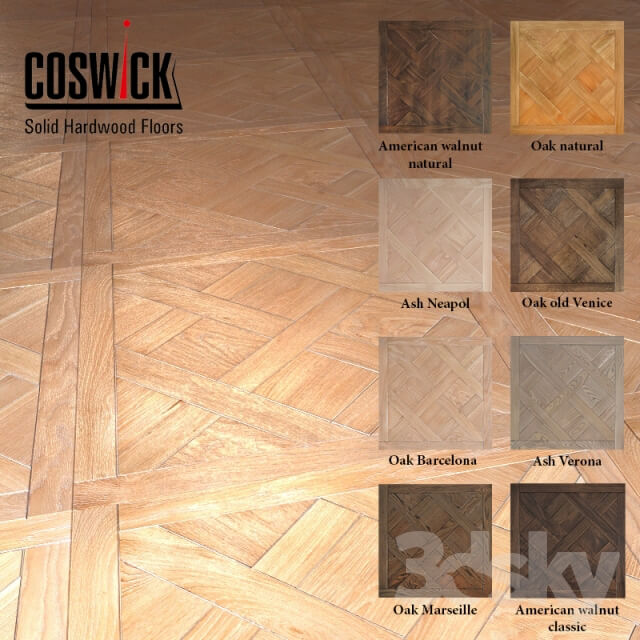 Modular flooring Coswick Versailles 8 colors 
