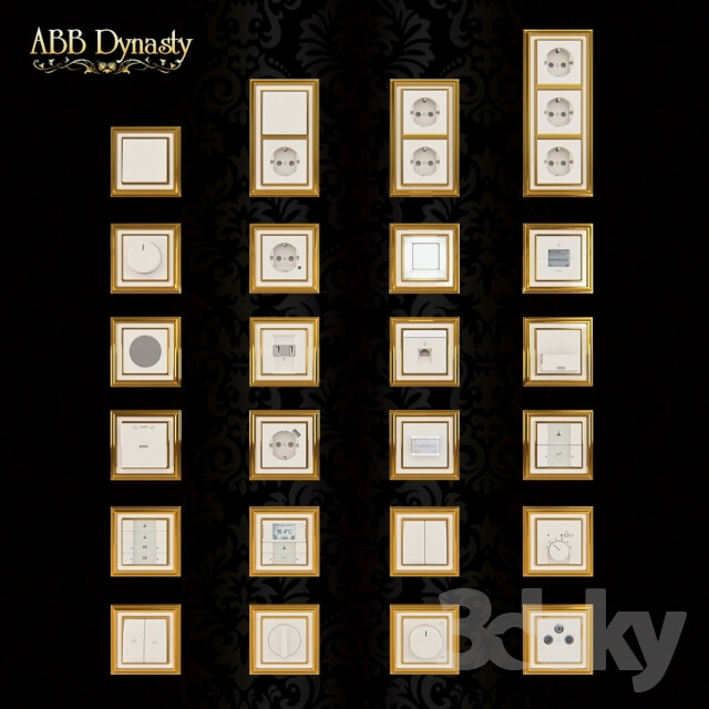 Miscellaneous Outlets and switches Abb Dynasty polished brass